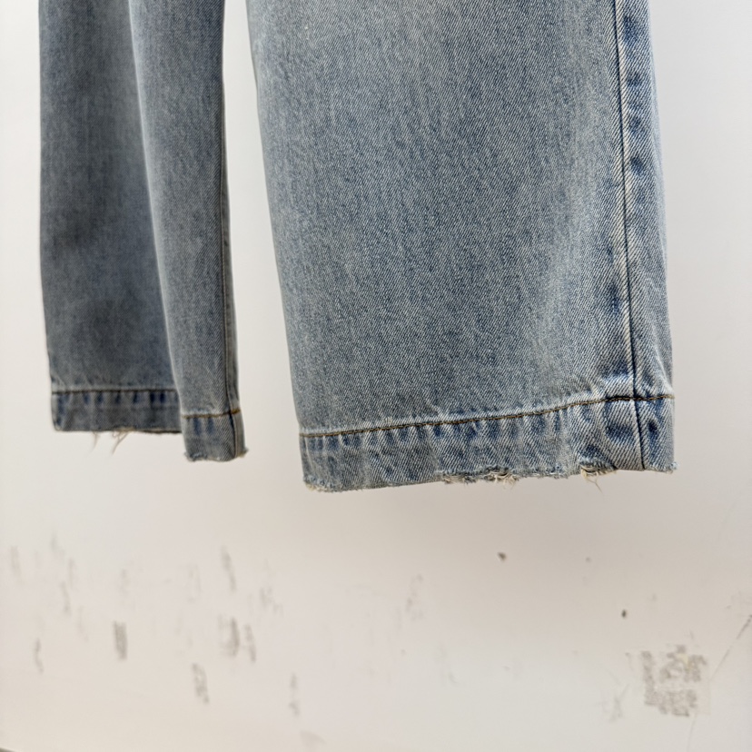 ID韓國代購女裝新款26春夏真品熱賣推薦時尚休閑職業牛仔褲ID牛仔褲