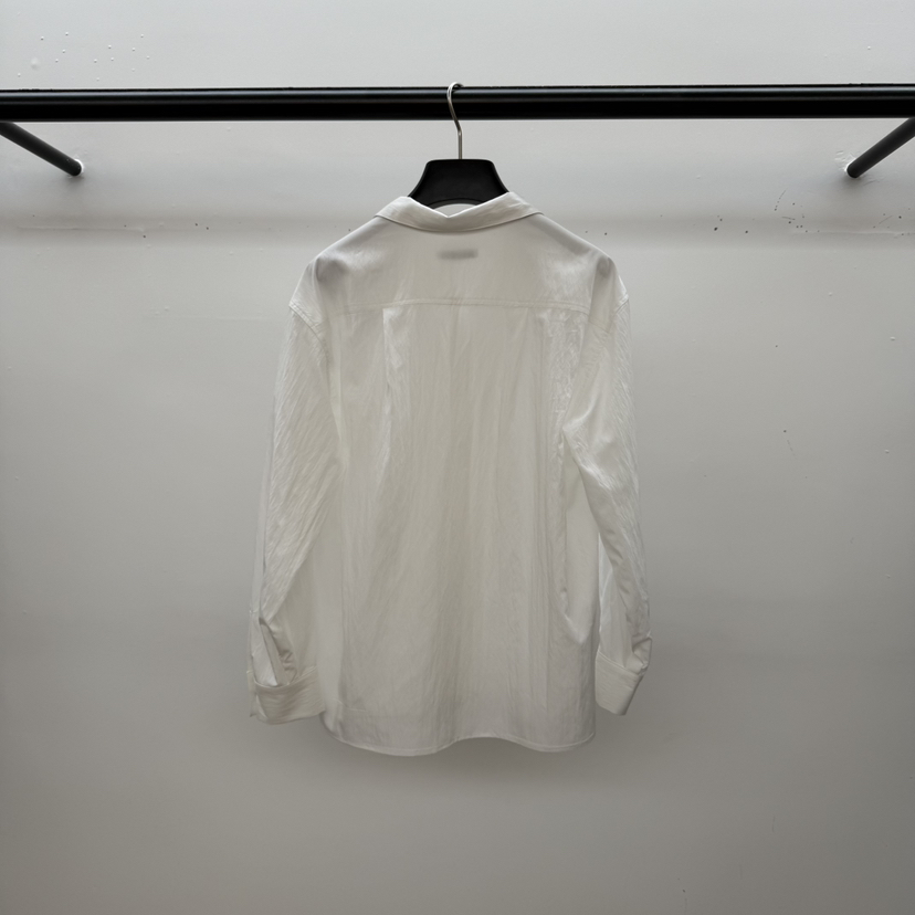 ID東大門代購女裝新款26春夏時尚真品推薦襯衫蕾絲衫褶裥ID襯衫/蕾絲衫