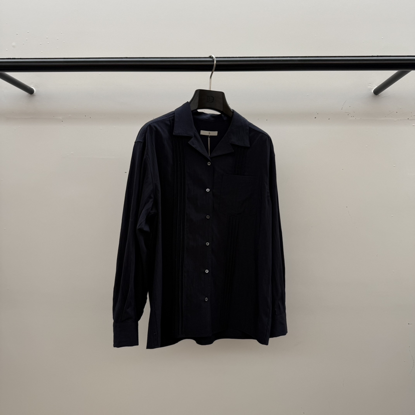 ID東大門代購女裝新款26春夏時尚真品推薦襯衫蕾絲衫褶裥ID襯衫/蕾絲衫圖色2