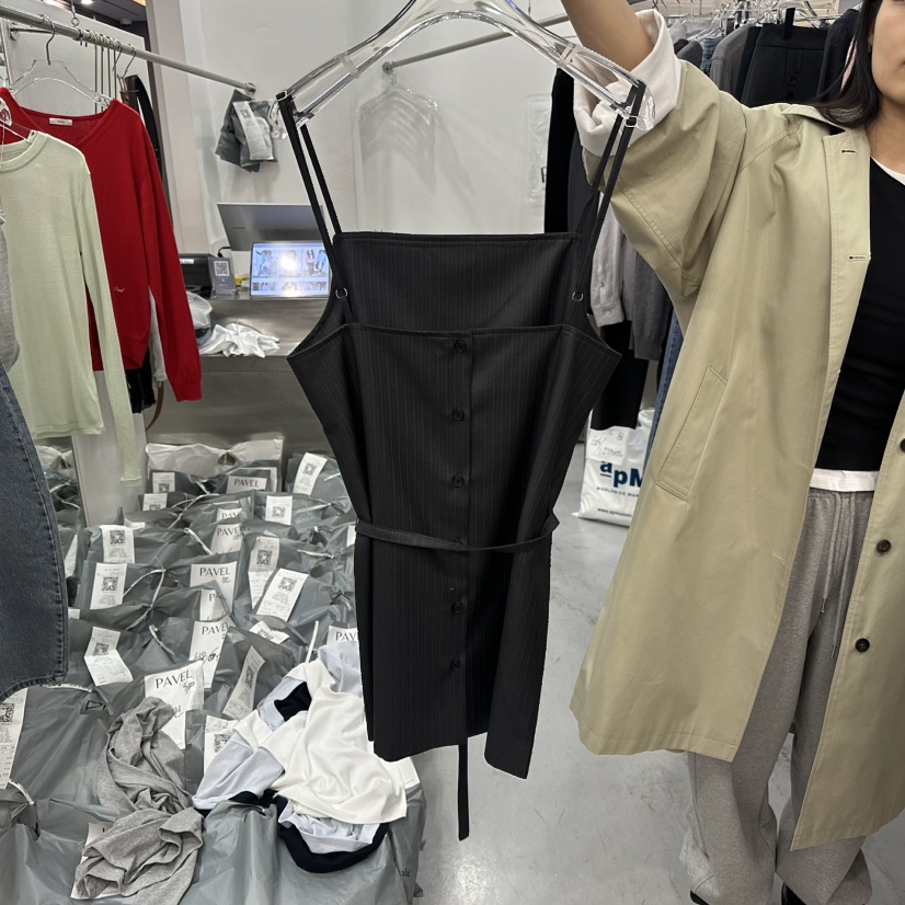 PAVEL東大門直郵女士新品26春夏時尚休閑吊帶背心不含內搭PAVEL吊帶/背心