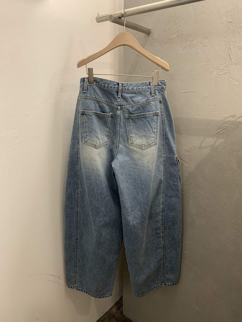 MOSAIC韓國代購女士新品熱賣休閑真品26春夏人氣牛仔褲口袋MOSAIC牛仔褲