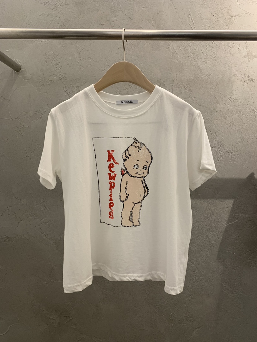 MOSAIC東大門實拍女士新款休閑人氣熱賣時尚26春夏職業T恤MOSAICT恤圖色1