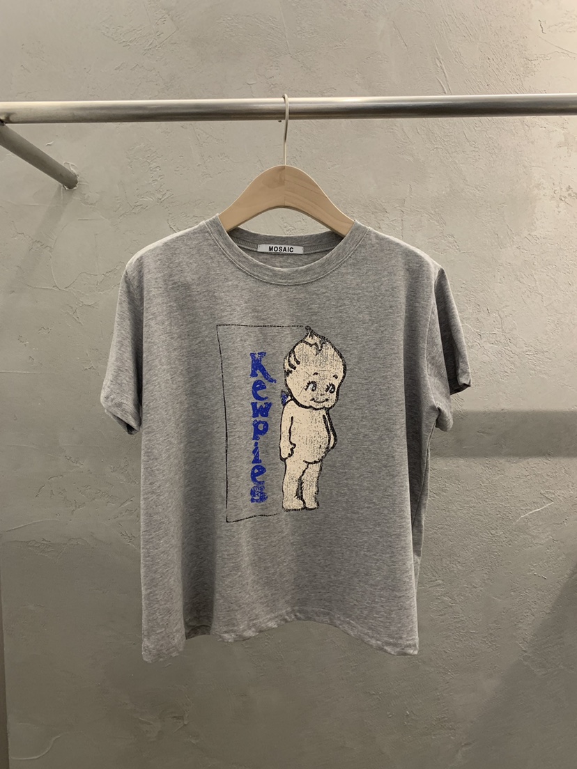 MOSAIC東大門實拍女士新款休閑人氣熱賣時尚26春夏職業T恤MOSAICT恤圖色2