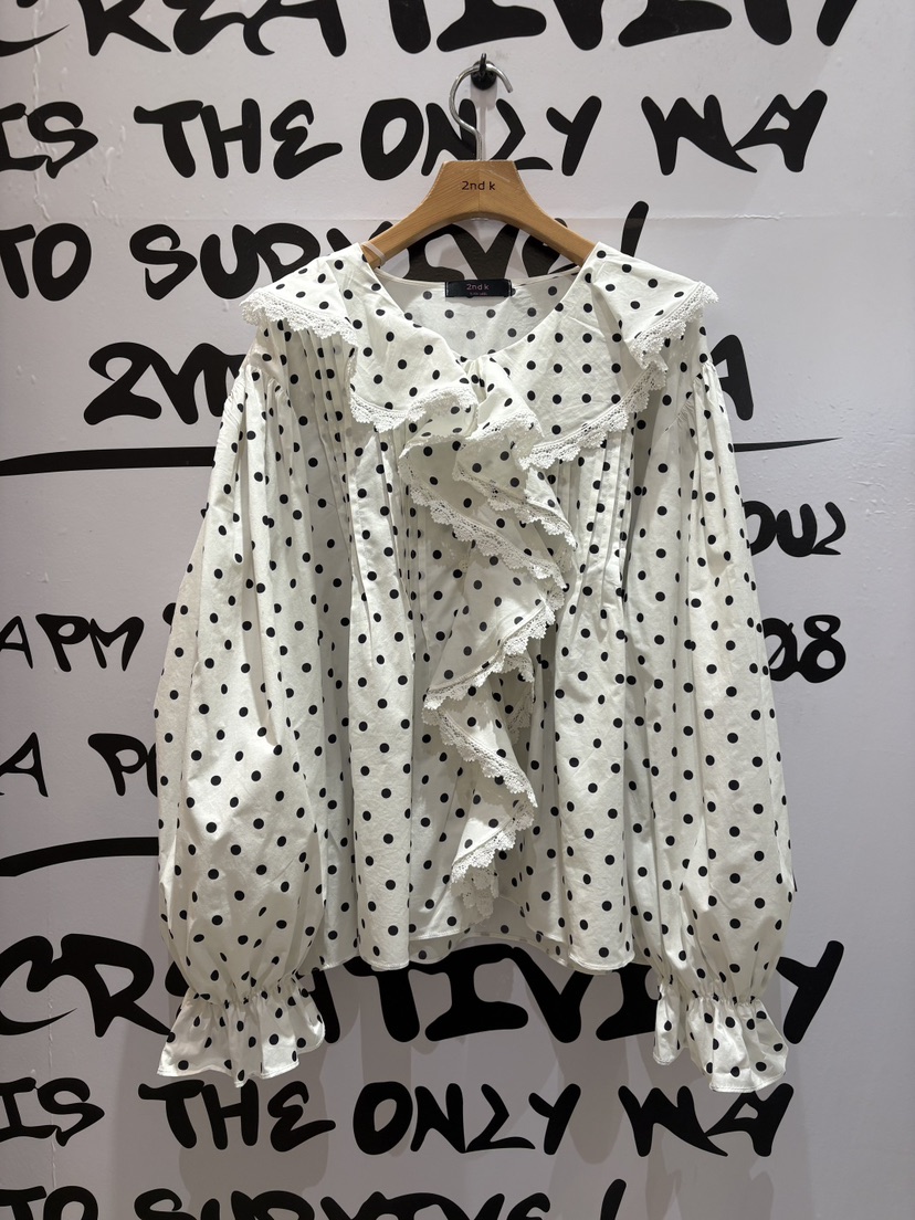 2ND K韓國直郵女士新款人氣職業推薦時尚真品襯衫蕾絲衫2ND K襯衫/蕾絲衫圖色1