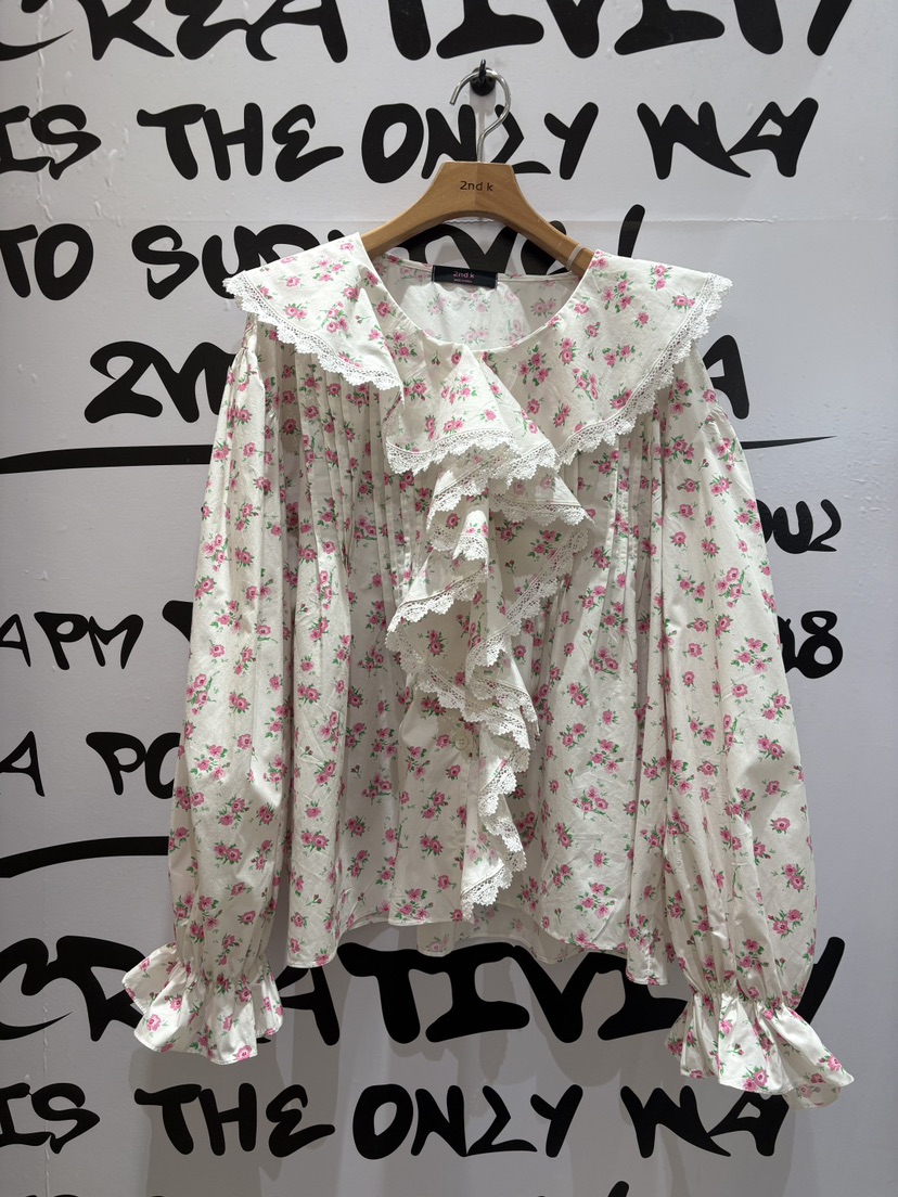 2ND K韓國直郵女士新款人氣職業推薦時尚真品襯衫蕾絲衫2ND K襯衫/蕾絲衫圖色2