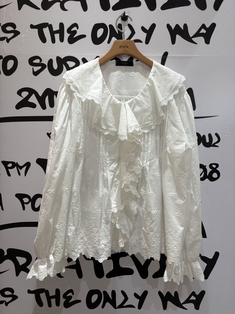 2ND K韓國直郵女士新款人氣職業推薦時尚真品襯衫蕾絲衫2ND K襯衫/蕾絲衫圖色3