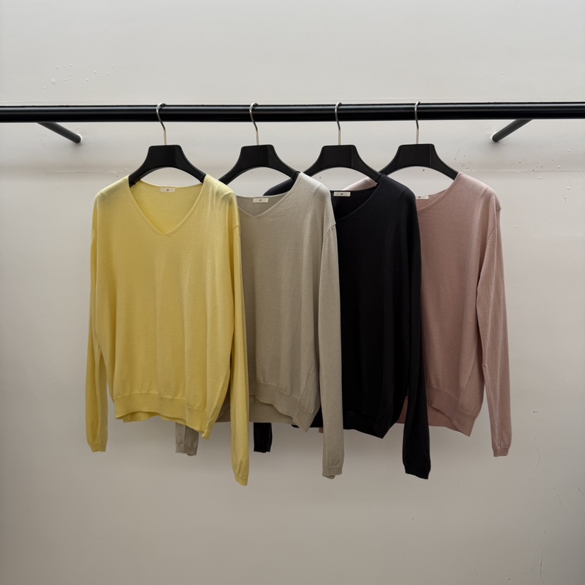 ID東大門實拍女裝新款休閑人氣真品推薦熱賣26春夏針織衫V領ID針織衫