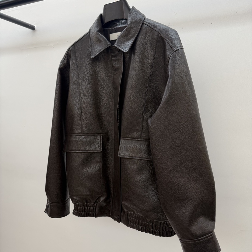 ID韓國直郵女士新品熱賣職業真品推薦人氣休閑26春夏夾克皮革ID夾克