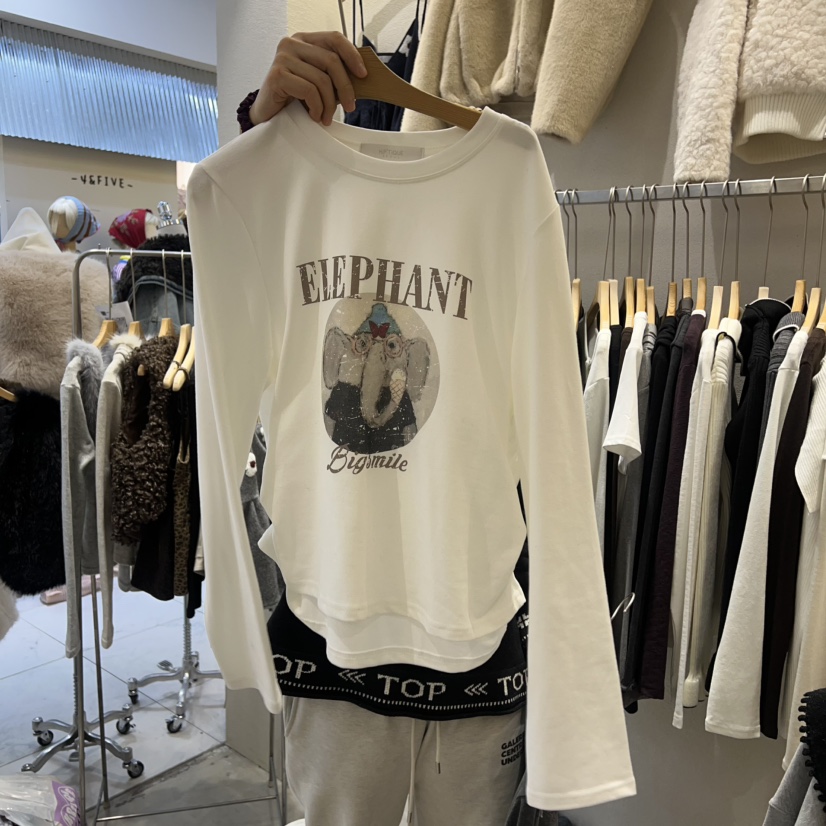 HIPTIQUE東大門直郵女裝新款人氣推薦26春季休閑時尚長袖T恤HIPTIQUE長袖T恤圖色2