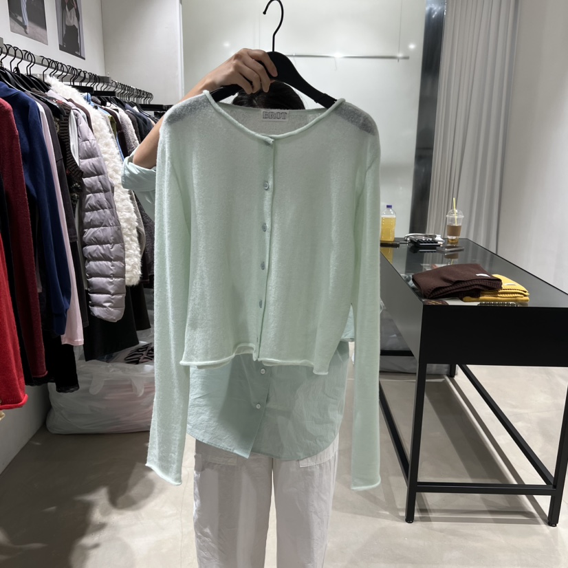 BROT東大門實拍女裝新品26春季休閑熱賣針織衫羊駝毛開衫BROT針織衫圖色5