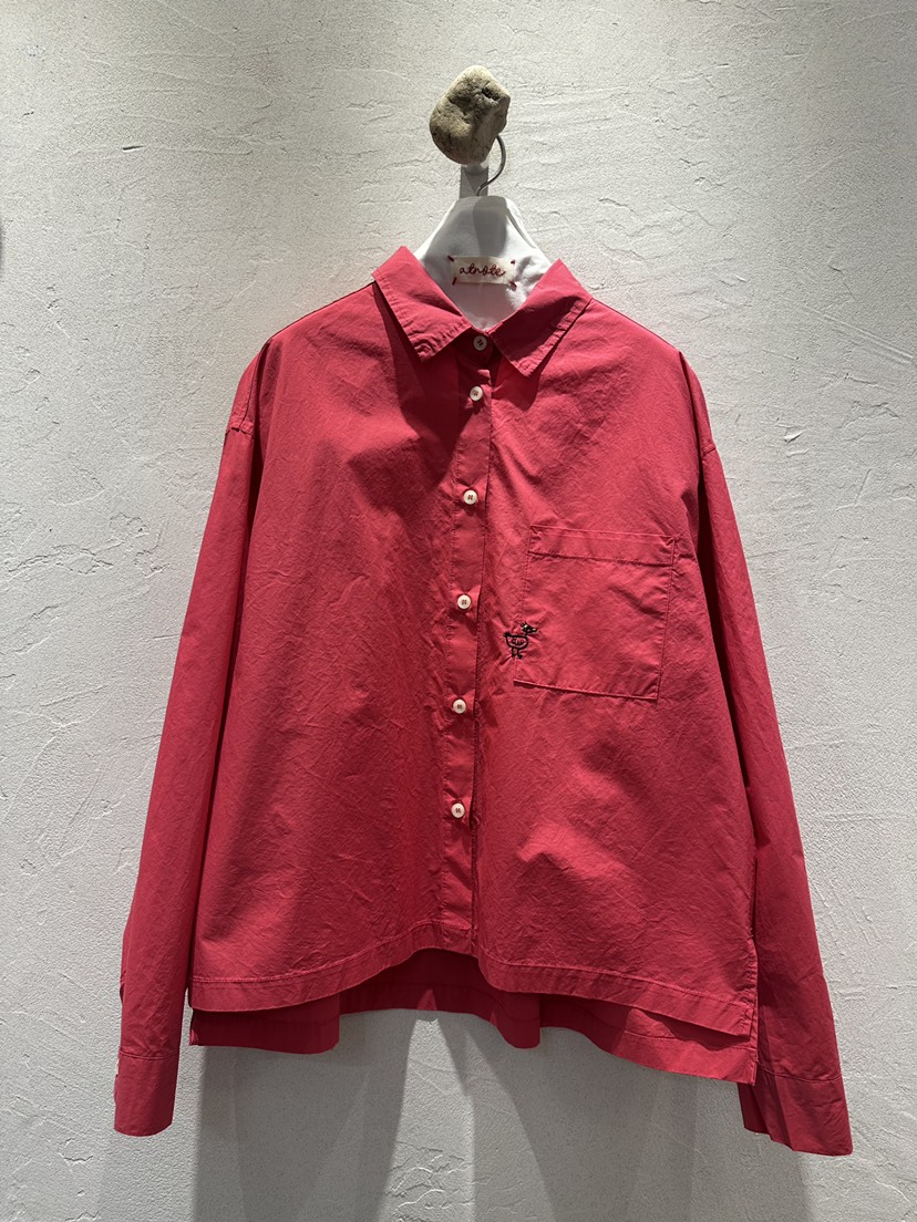 AT NOTE韓國代購女士新款時尚26春季襯衫蕾絲衫帆布刺繡棉AT NOTE襯衫/蕾絲衫圖色1