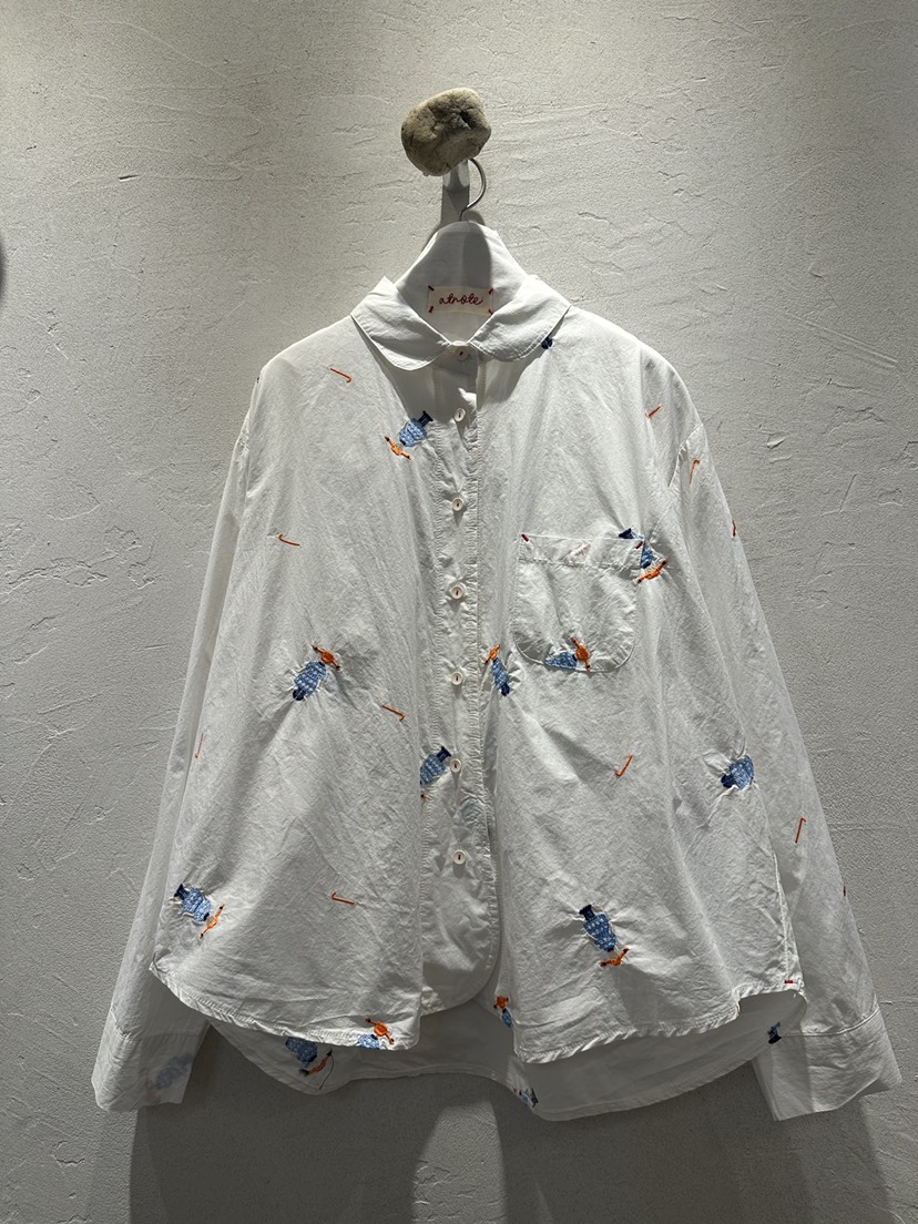 AT NOTE韓國直郵女裝新品職業推薦熱賣人氣襯衫蕾絲衫刺繡AT NOTE襯衫/蕾絲衫圖色2