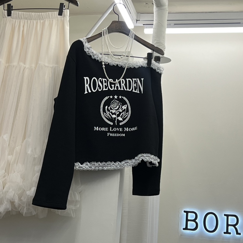 BORA BORA韓國直郵女裝新品人氣推薦26春季休閑時尚長袖T恤BORA BORA長袖T恤圖色2