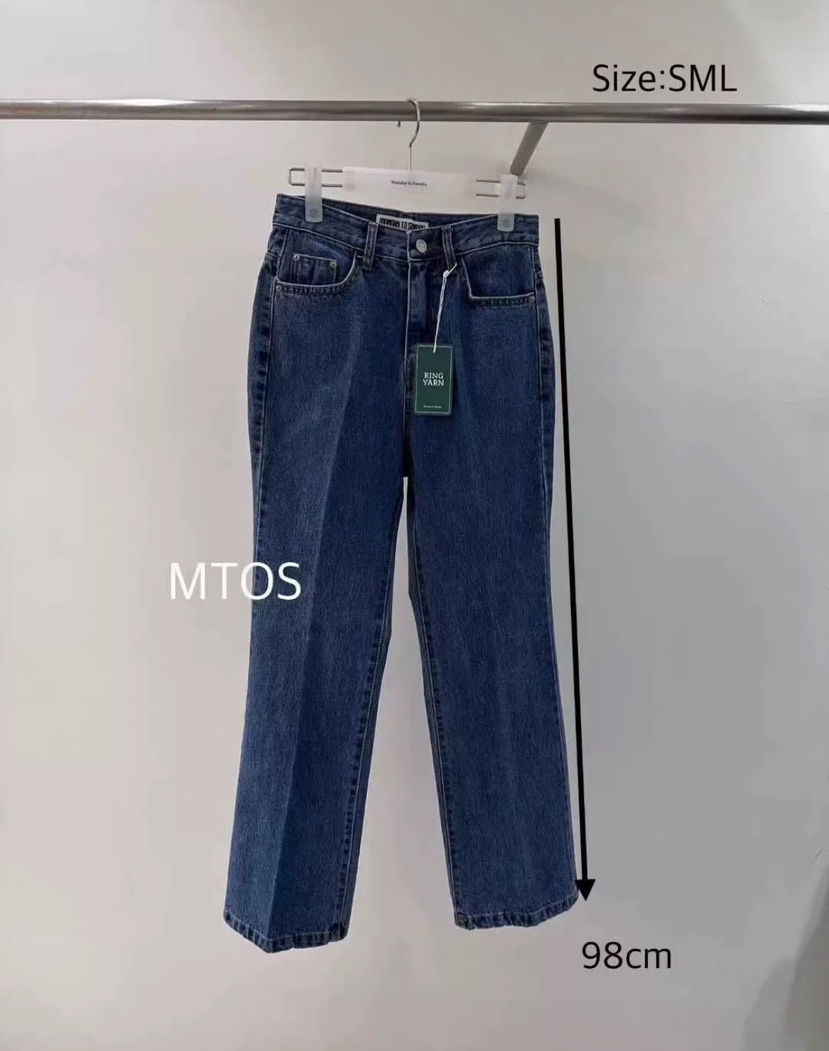 MONDAY TO SUNDAY東大門實拍女士新品人氣26春季牛仔褲MONDAY TO SUNDAY牛仔褲圖色1