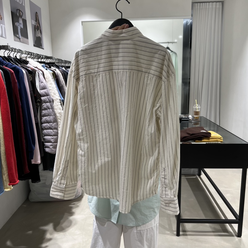 BROT東大門直郵女士新品時尚休閑推薦熱賣襯衫蕾絲衫條紋BROT襯衫/蕾絲衫