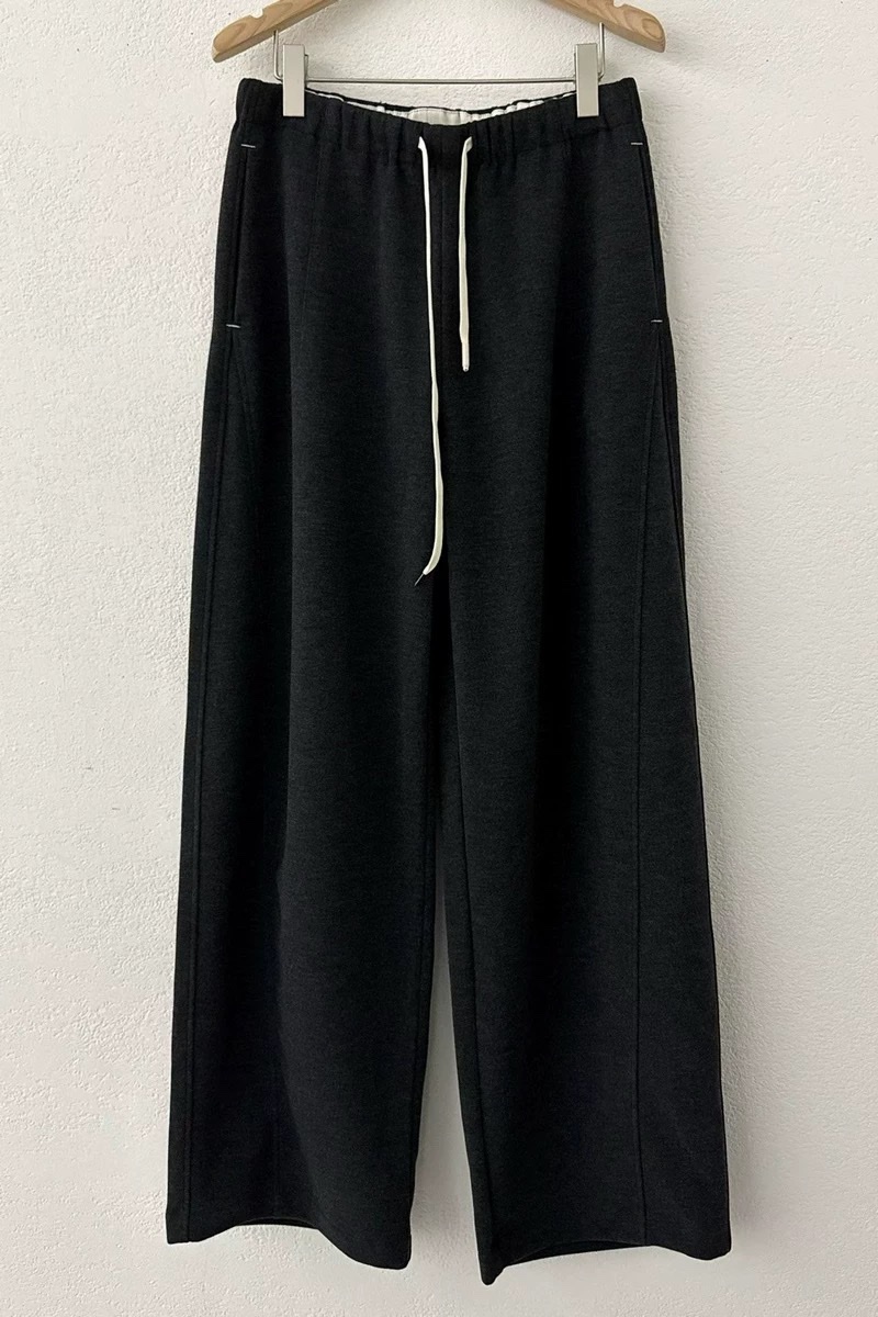 ONE MONE韓國直郵女士新品26春季熱賣時尚推薦休閑褲加絨ONE MONE休閑褲圖色1