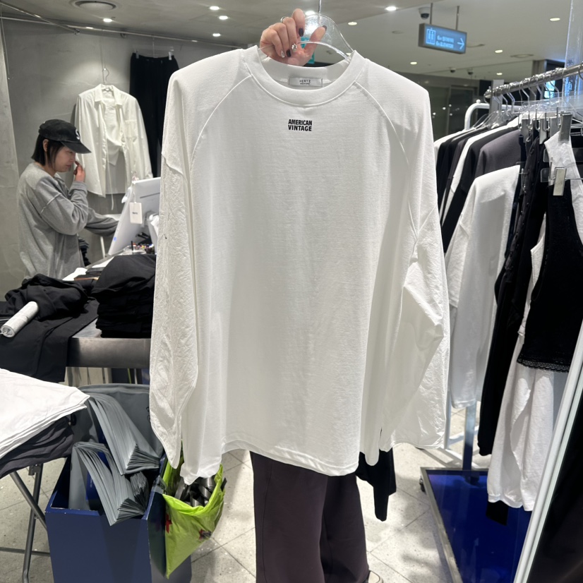 HERTZ-P東大門實拍女士新品熱賣推薦休閑職業26春季長袖T恤HERTZ-P長袖T恤圖色1