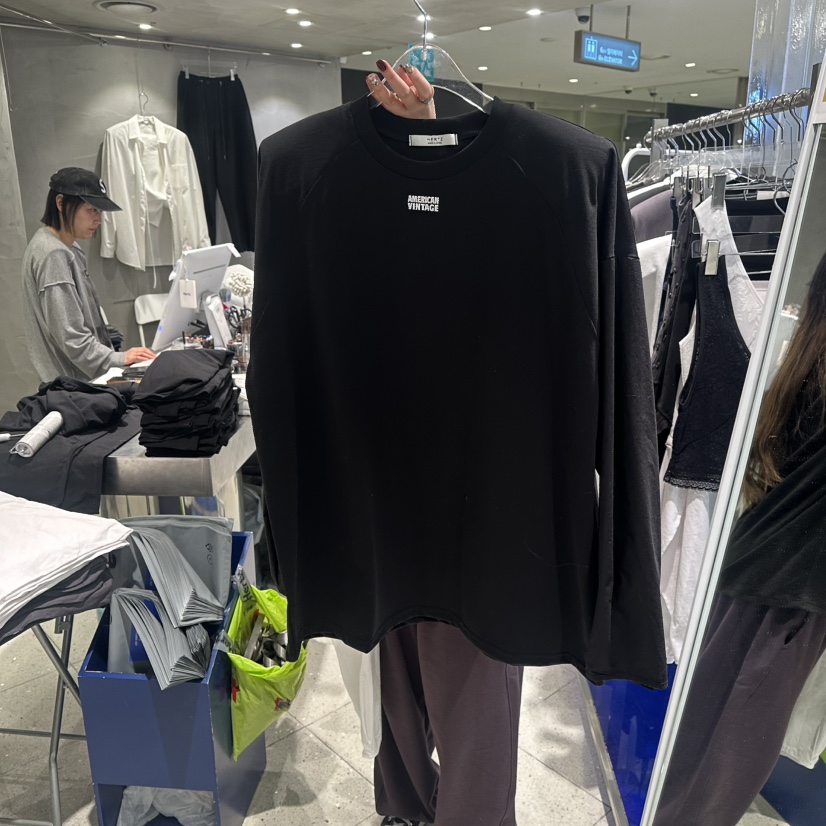 HERTZ-P東大門實拍女士新品熱賣推薦休閑職業26春季長袖T恤HERTZ-P長袖T恤圖色2