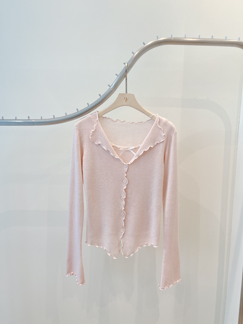 OVE東大門實拍女裝新品休閑熱賣人氣推薦針織衫羊毛衫假兩件OVE針織衫圖色2