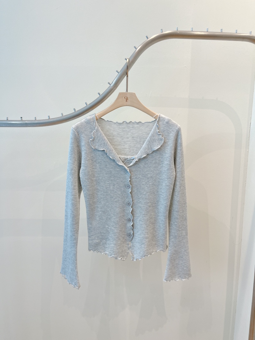 OVE東大門實拍女裝新品休閑熱賣人氣推薦針織衫羊毛衫假兩件OVE針織衫圖色3