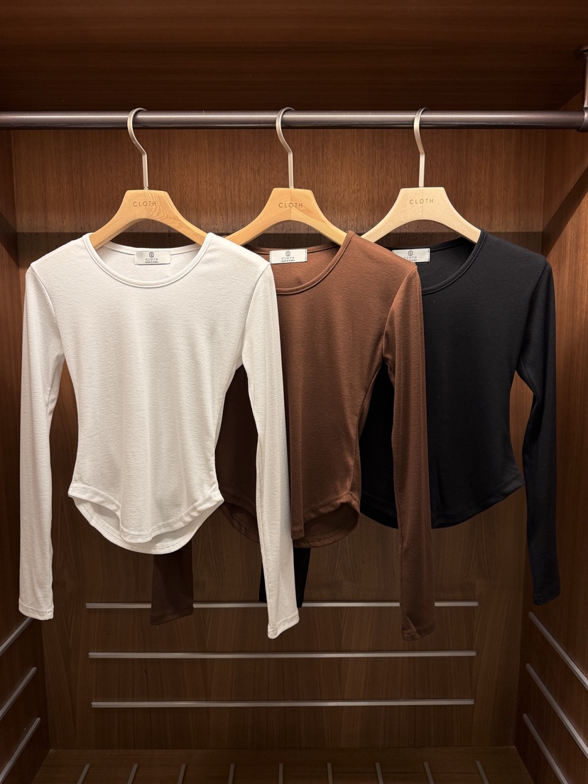 CLOTH東大門實拍女士新款人氣熱賣時尚推薦職業休閑長袖T恤CLOTH長袖T恤