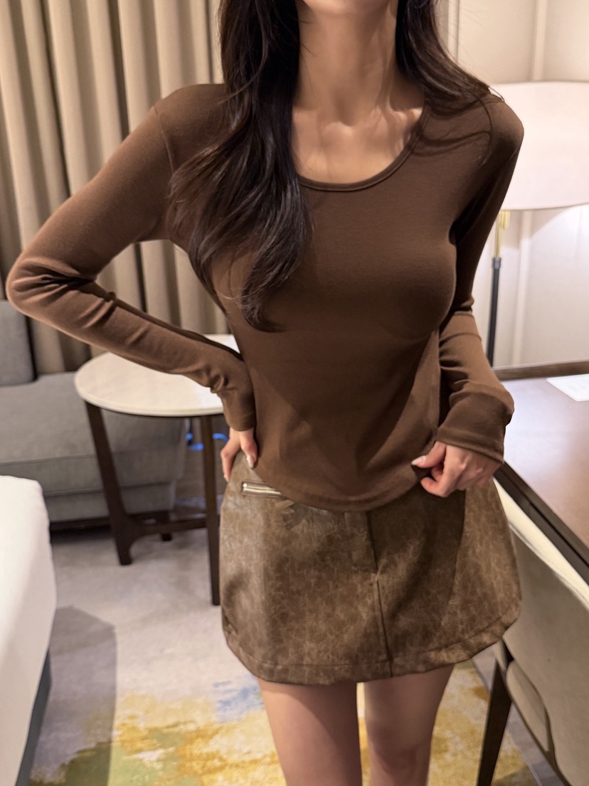 CLOTH東大門實拍女士新款人氣熱賣時尚推薦職業休閑長袖T恤CLOTH長袖T恤