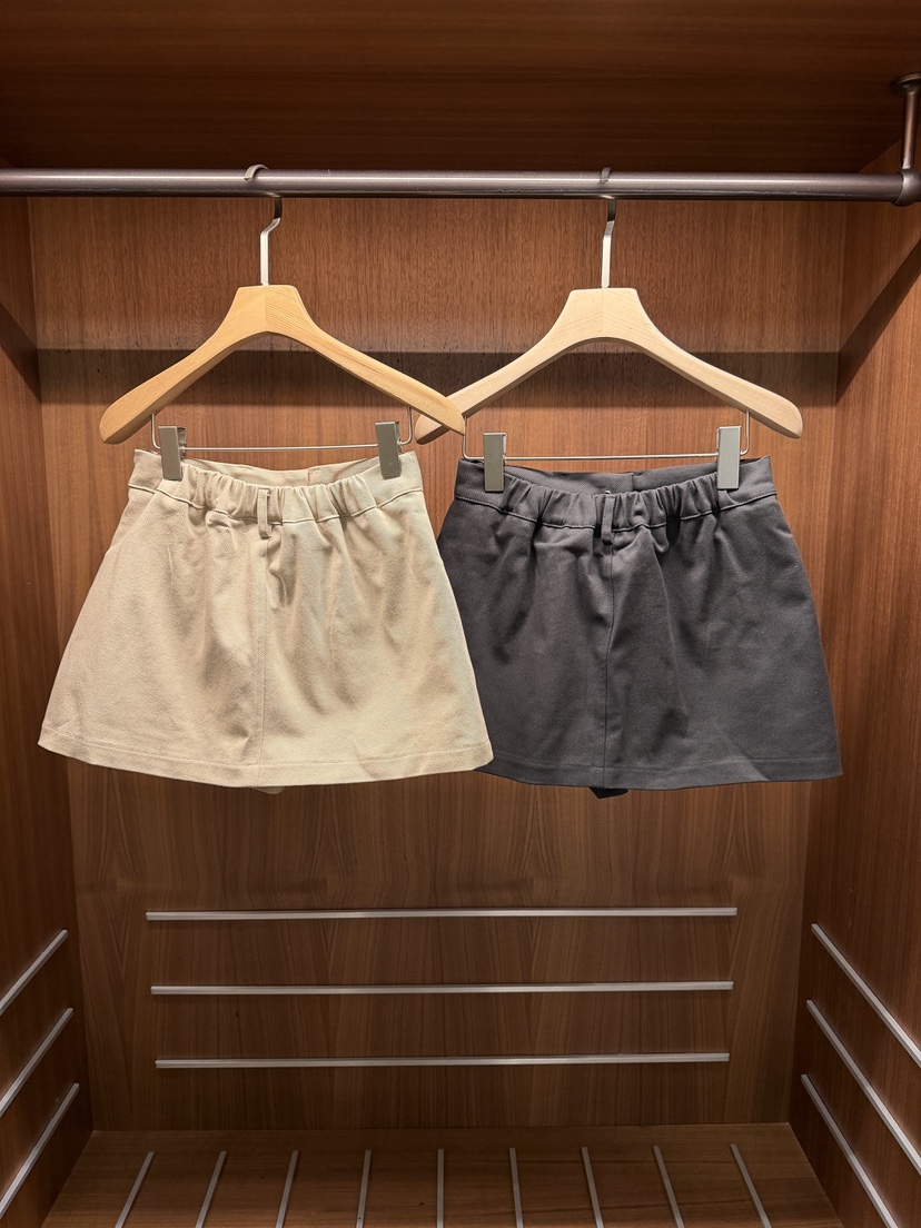 CLOTH韓國直郵女裝新品休閑時尚26春季推薦職業裙褲斜紋布CLOTH裙褲