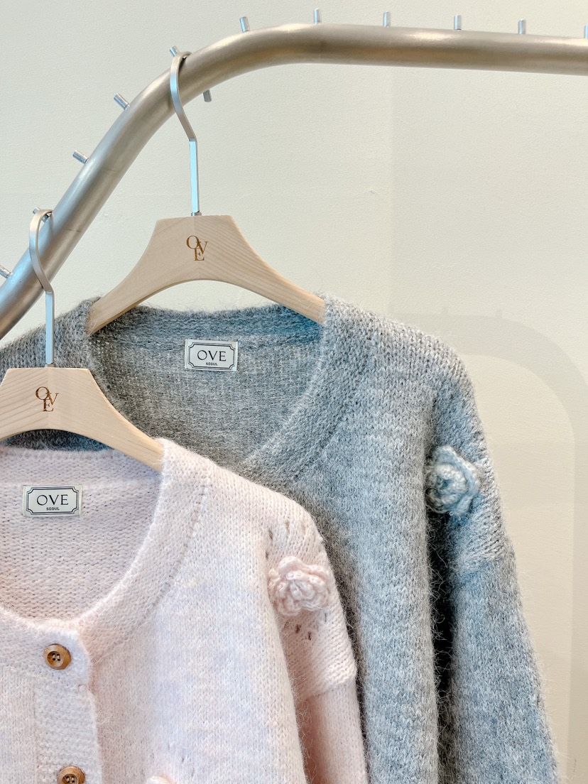 OVE東大門直郵女士新款熱賣時尚休閑人氣推薦職業針織衫開衫OVE針織衫