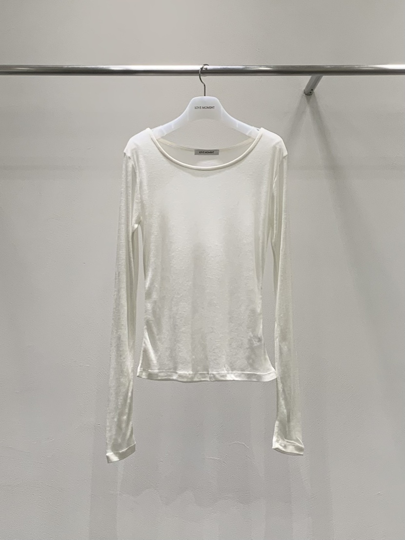LOVE MOMENT東大門代購女士新款26春季時尚人氣職業長袖T恤LOVE MOMENT長袖T恤圖色1