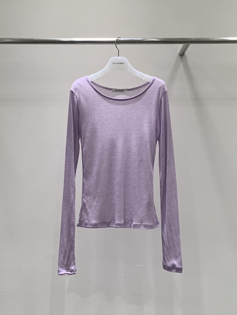 LOVE MOMENT東大門代購女士新款26春季時尚人氣職業長袖T恤LOVE MOMENT長袖T恤圖色3