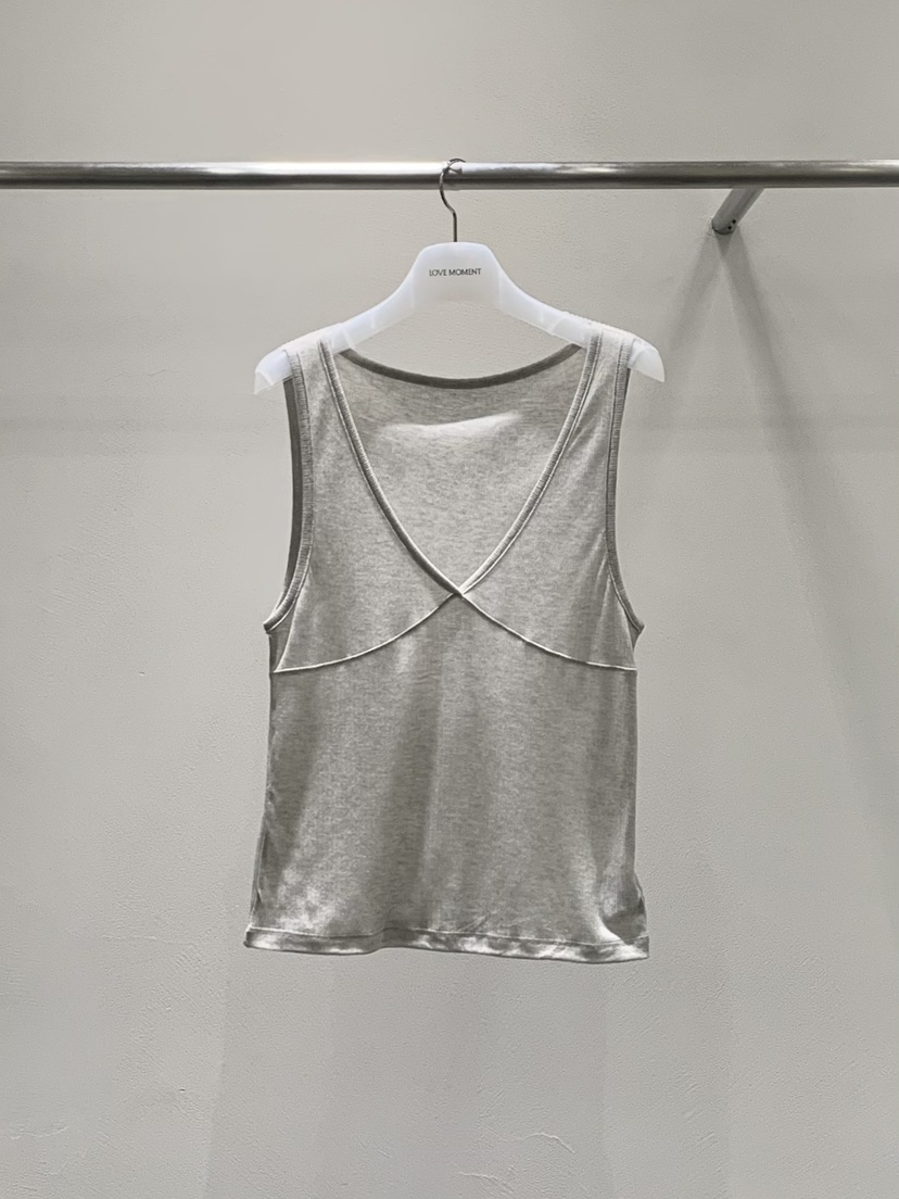 LOVE MOMENT東大門實拍女士新品職業推薦人氣休閑吊帶背心LOVE MOMENT吊帶/背心圖色2