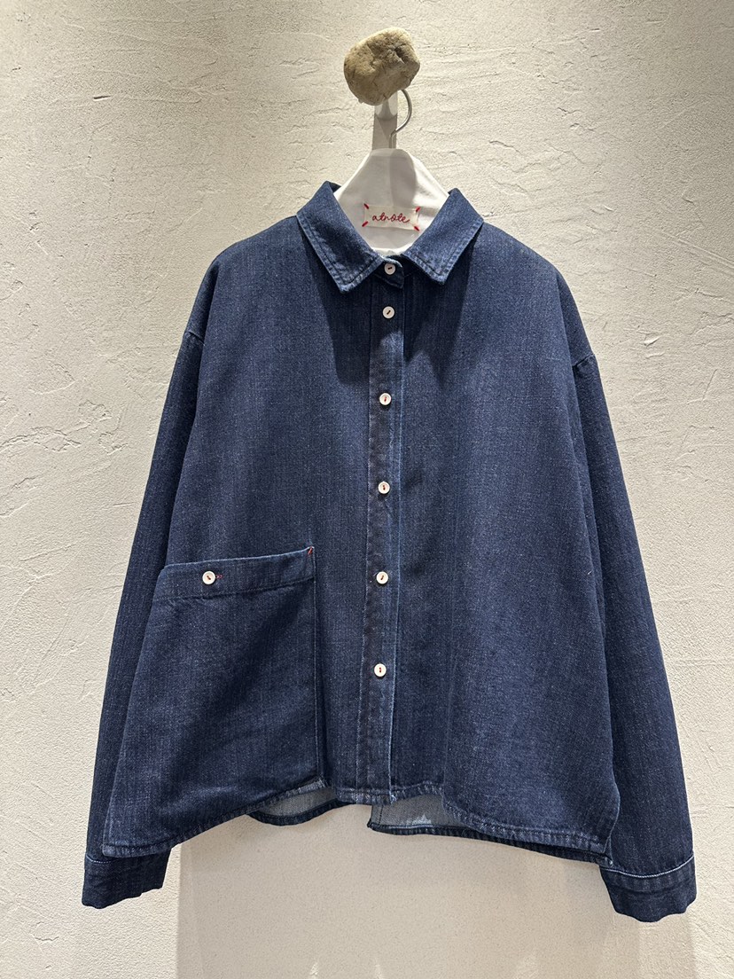 AT NOTE東大門代購女裝新款人氣26春季休閑襯衫蕾絲衫口袋AT NOTE襯衫/蕾絲衫圖色1