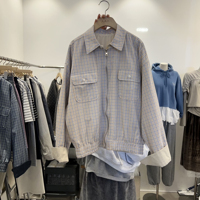 TAN&amp;COMO韓國直郵女裝新款時尚職業熱賣人氣夾克兩面穿tan-COMO夾克圖色1