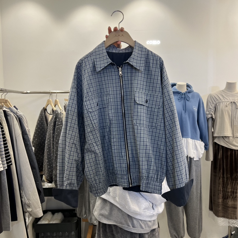 TAN&amp;COMO韓國直郵女裝新款時尚職業熱賣人氣夾克兩面穿tan-COMO夾克圖色2