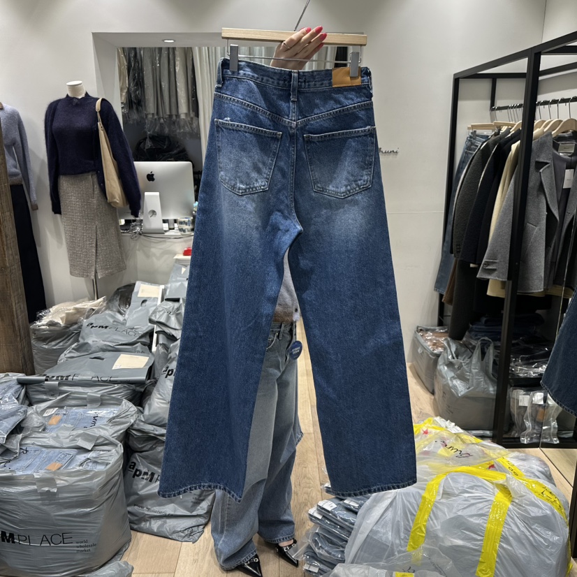 BRUNI/RICOTTA東大門代購女裝新款職業時尚推薦人氣牛仔褲BRUNI/RICOTTA牛仔褲