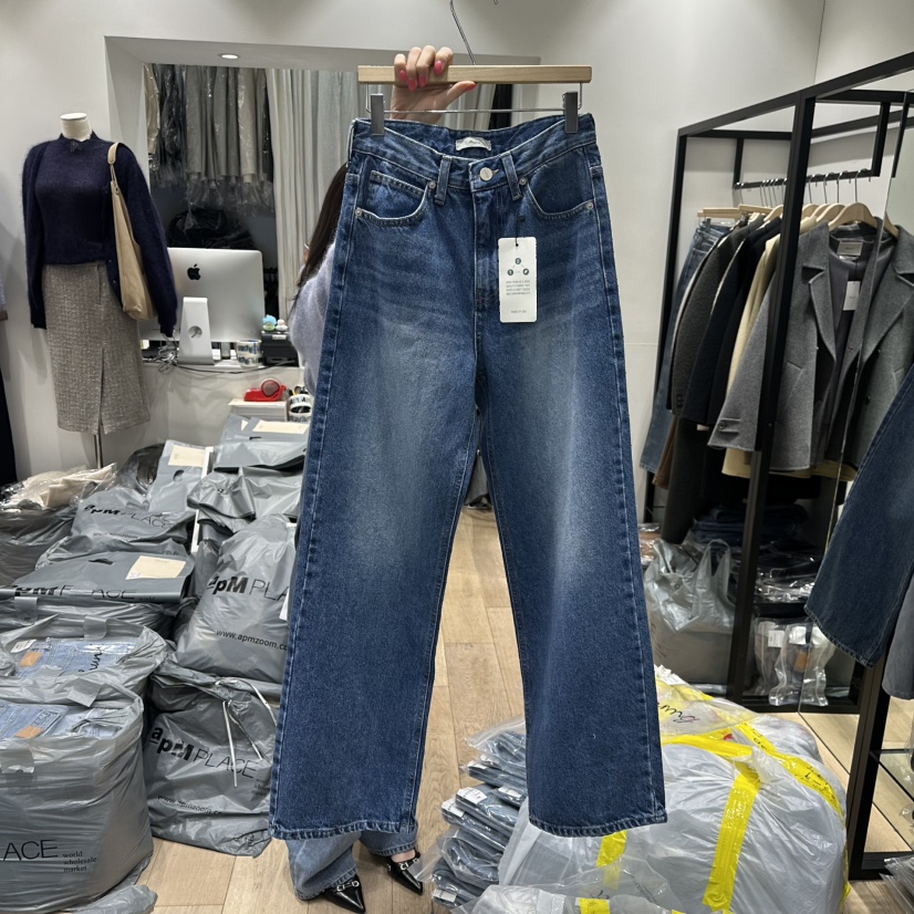 BRUNI/RICOTTA東大門代購女裝新款職業時尚推薦人氣牛仔褲BRUNI/RICOTTA牛仔褲圖色1