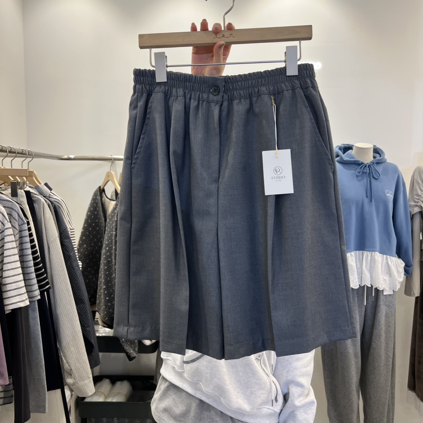 TAN&amp;COMO韓國直郵女士新款職業真品熱賣人氣休閑短褲tan-COMO短褲圖色1