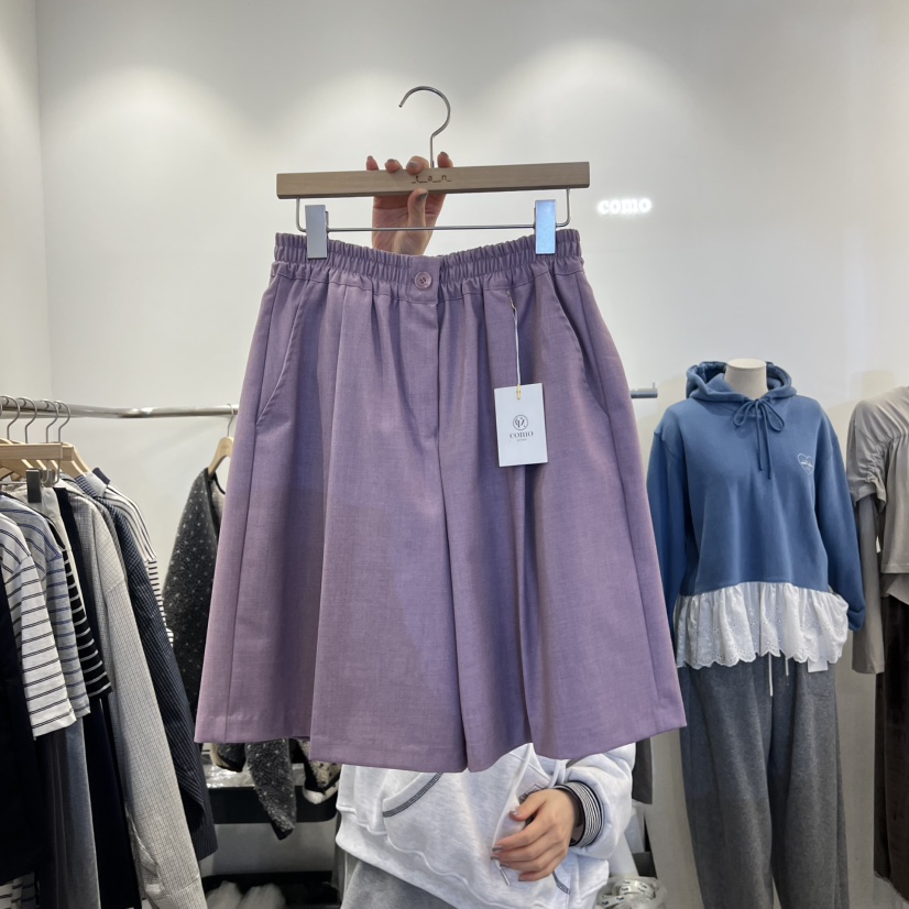 TAN&amp;COMO韓國直郵女士新款職業真品熱賣人氣休閑短褲tan-COMO短褲圖色2