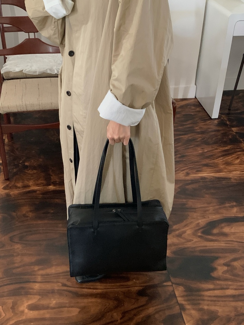 A Flan東大門直郵女士新品時尚推薦熱賣真品長款風衣含腰繩AFN/FLAN EDITION長款風衣