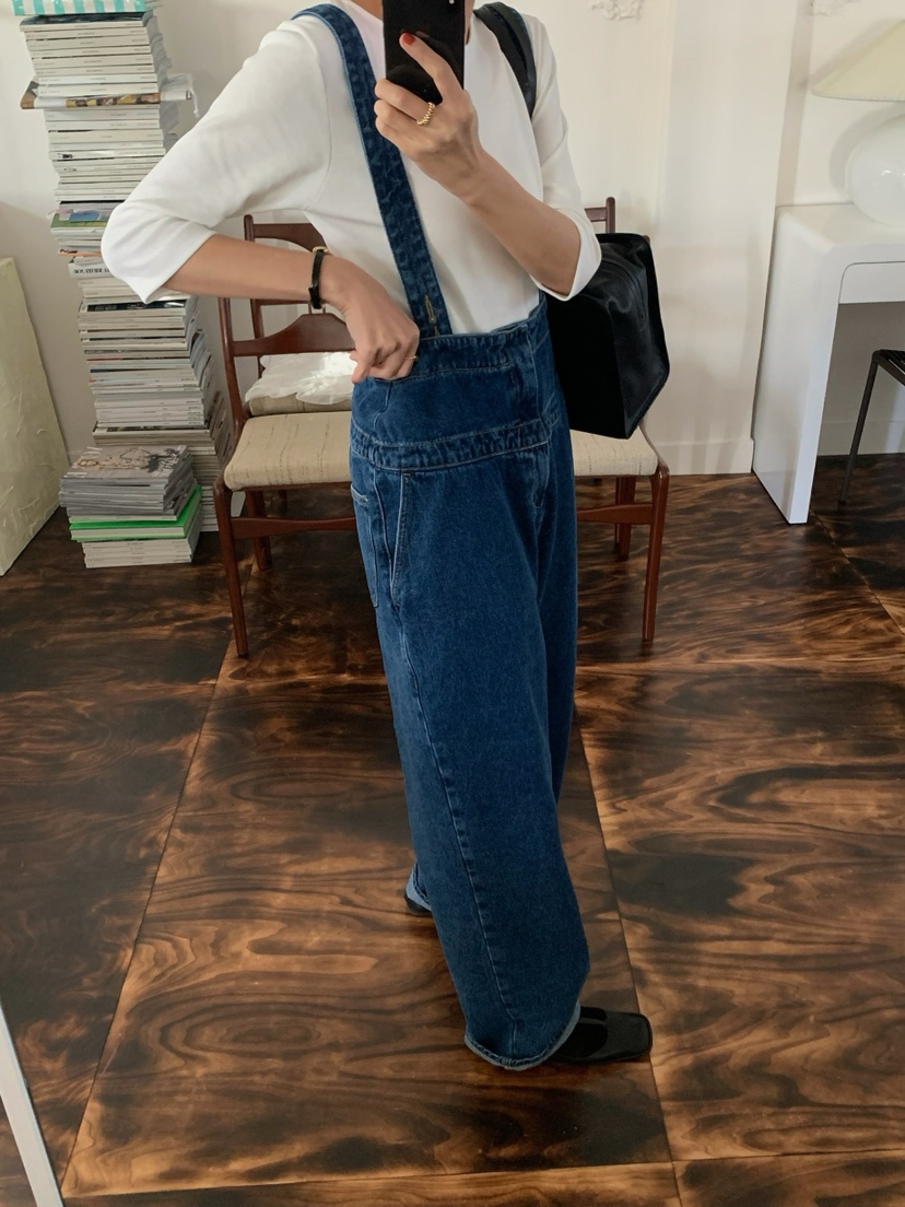 A Flan韓國代購女裝新品真品推薦職業人氣26春夏休閑背帶褲AFN/FLAN EDITION背帶褲