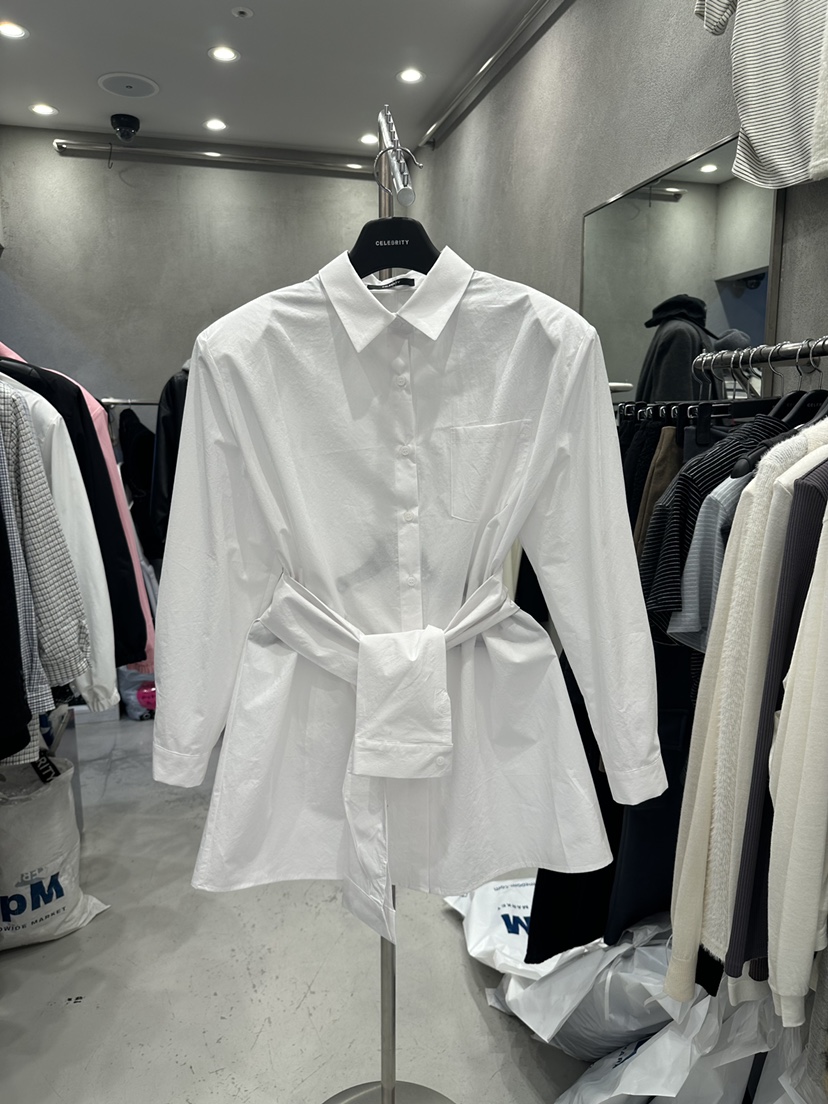 CELEBRITY-A韓國直郵女士新款真品職業熱賣連衣裙含腰繩CELEBRITY-A連衣裙圖色3