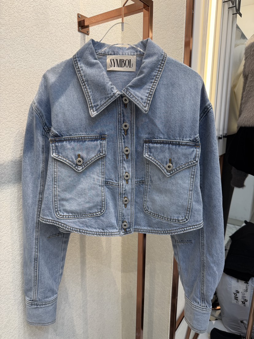 SYMBOL東大門實拍女士新款真品人氣職業推薦26春夏夾克短款SYMBOL夾克圖色1