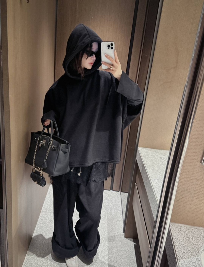 VENDER東大門直郵女裝新款職業休閑熱賣衛衣連帽衫斗篷抓絨VENDER衛衣