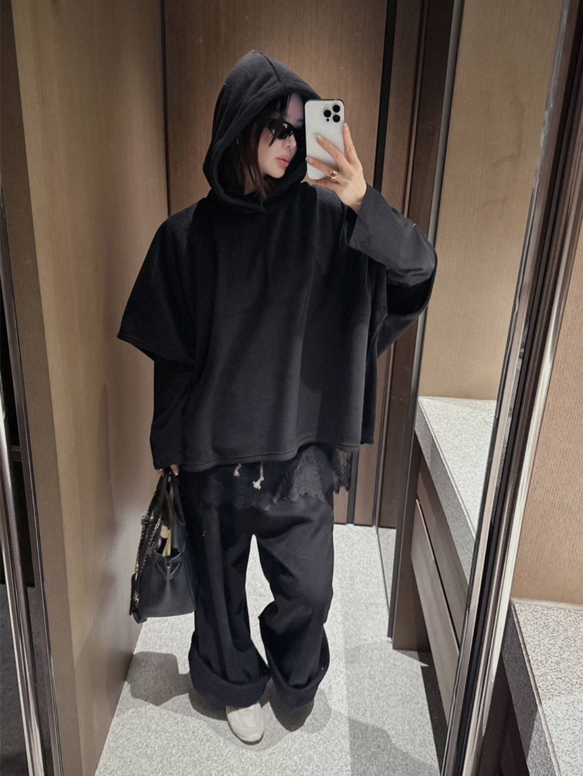 VENDER東大門直郵女裝新款職業休閑熱賣衛衣連帽衫斗篷抓絨VENDER衛衣