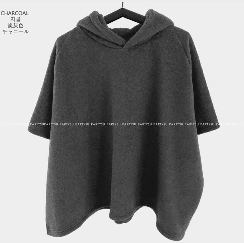 VENDER東大門直郵女裝新款職業休閑熱賣衛衣連帽衫斗篷抓絨VENDER衛衣圖色1