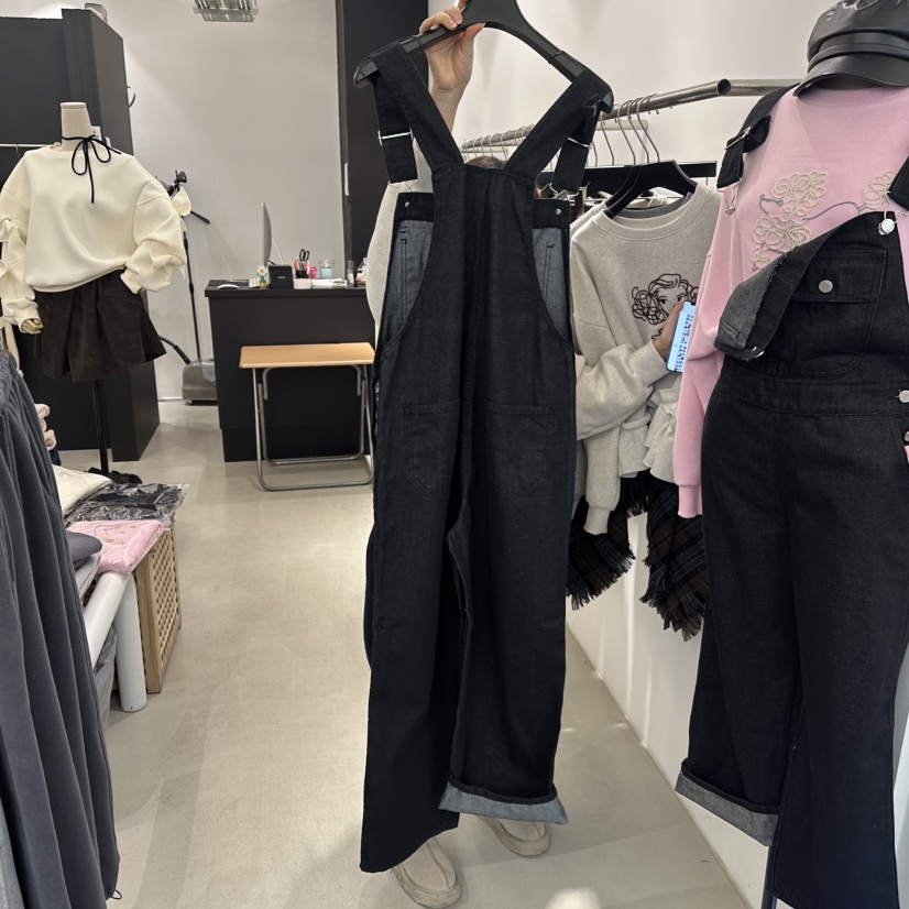 A.CES東大門代購女士新品人氣休閑熱賣職業真品26春夏背帶褲A.CES背帶褲