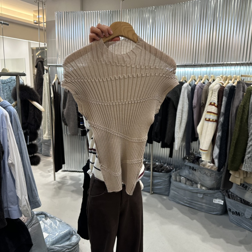 ALEGRE東大門代購女士新款時尚人氣休閑推薦26春夏針織衫ALEGRE針織衫圖色2