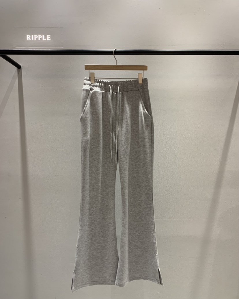 RIPPLE-P東大門直郵女裝新品職業人氣休閑休閑褲柔軟喇叭RIPPLE-P休閑褲圖色1