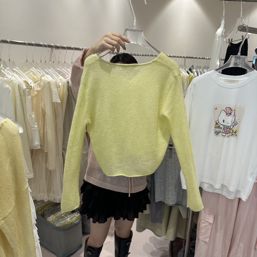 MIMME/LOOKK東大門代購女士新款人氣針織衫羊毛開衫紐扣MIMME/LOOKK針織衫