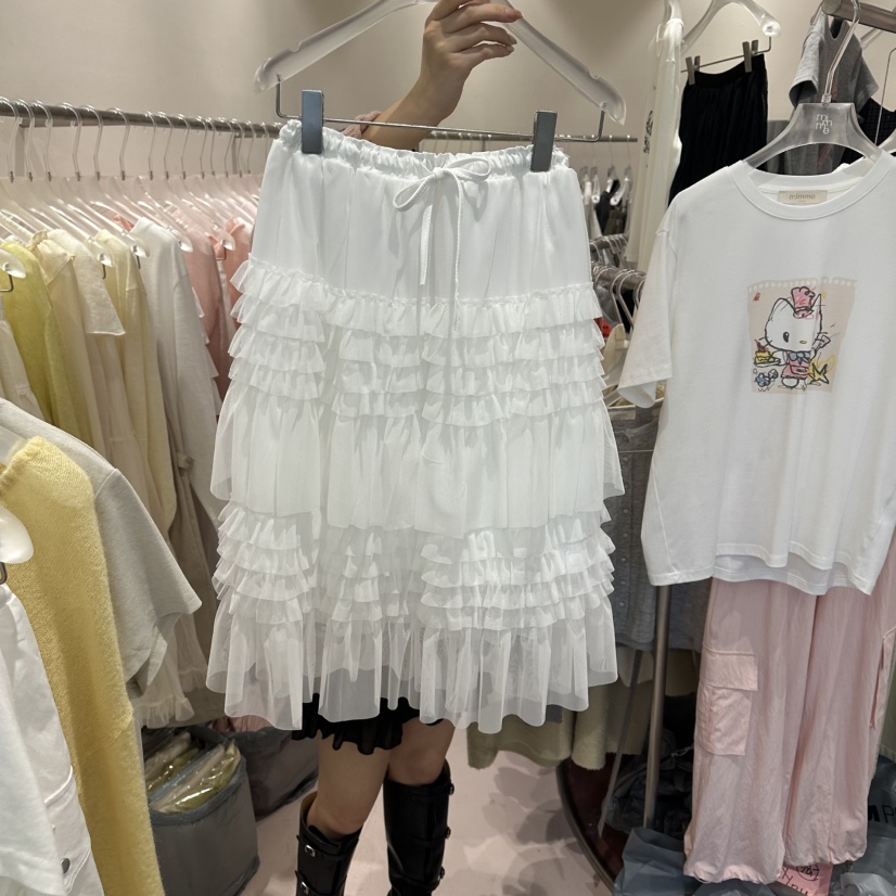 MIMME/LOOKK東大門直郵女士新品推薦半身裙中短裙雙排扣MIMME/LOOKK半身裙/中短裙圖色1